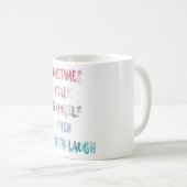Manchmal rede ich mit mir selbst, dann lachen wir kaffeetasse (VorderseiteRechts)