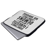 Manchmal ringen meine Dämonen Laptopschutzhülle (Vorne Knopf)