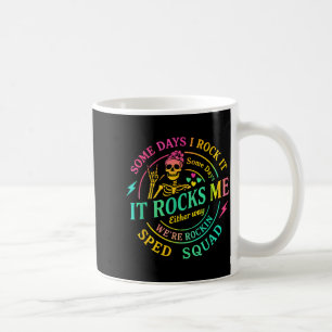 Manchmal rocke ich es, manchmal rockt es mich Spec Kaffeetasse