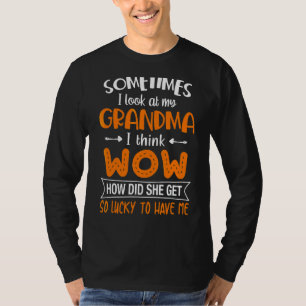 Manchmal schaue ich mir mein Oma an, ich denke, wo T-Shirt