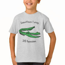 Manchmal schlage ich Alligator-T - Shirt - Kind Ge