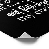 manchmal schleichen sich Erinnerungen aus meinen A Poster (Ecke)