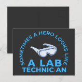 MANCHMAL SIEHT EIN HERO WIE EIN LABRADOR-TECHNIKER POSTKARTE (Vorne/Hinten)