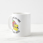 Manchmal sind meine Sonnen Berry Cheesy Funny Food Kaffeetasse (Vorderseite Links)