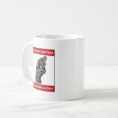 Manchmal sitze ich und denke und manchmal sitze kaffeetasse (Vorderseite Links)