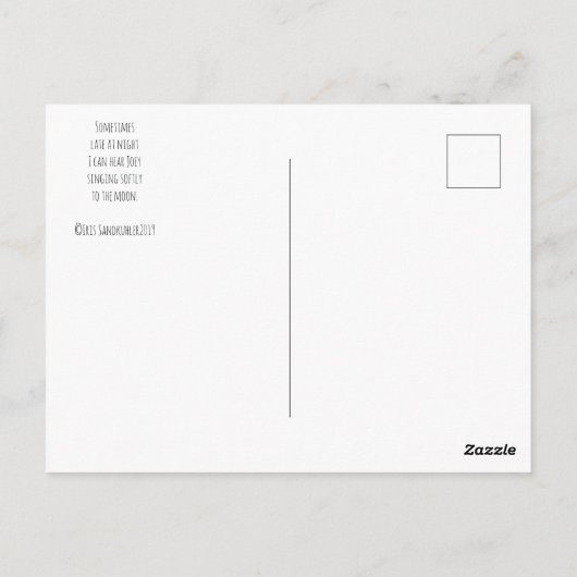 Manchmal spät nachts höre ich Joey singen / Karte (Rückseite)