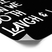 Manchmal spreche ich mit mir selbst, die wir beide poster (Ecke)