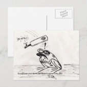 Manchmal stimmt dein Essen einfach nicht mit dir ü Postkarte (Vorne/Hinten)