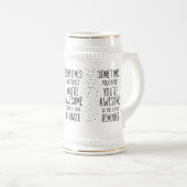 Manchmal vergessen Sie, dass Sie Phantastisch Moti Bierglas (VorderseiteRechts)