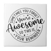 Manchmal vergessen Sie Ihr Phantastisches Fliese (Vorderseite)