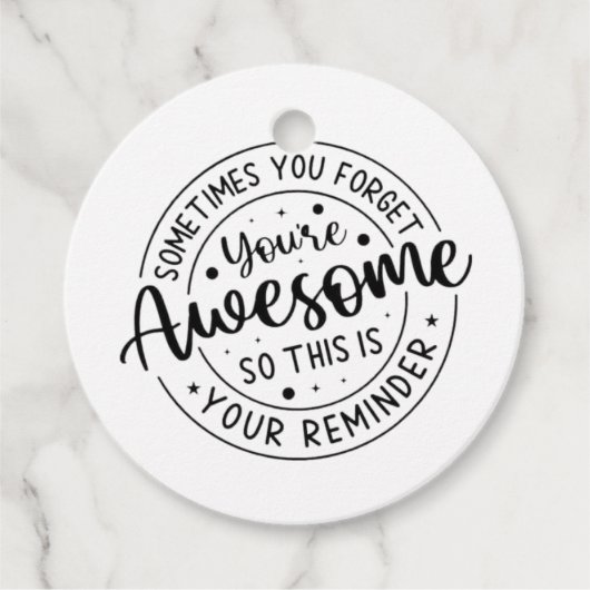 Manchmal vergessen Sie Ihr Phantastisches Geschenkanhänger (Vorderseite)