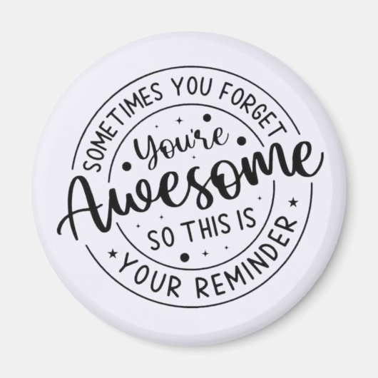 Manchmal vergessen Sie Ihr Phantastisches Magnet (Vorne)