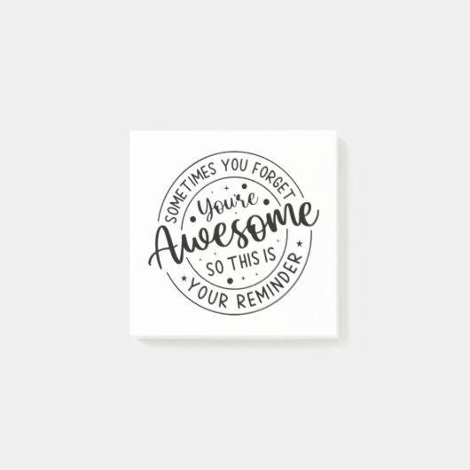 Manchmal vergessen Sie Ihr Phantastisches Post-it Klebezettel (Vorderseite)