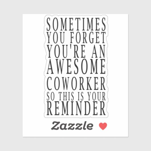 Manchmal vergisst man, dass man ein Phantastischer Aufkleber (Blatt)