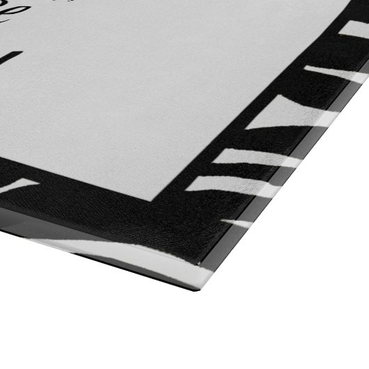 "Manchmal verursache ich Magenverbrennungen..." Schneidebrett (Ecke)