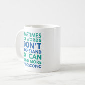 Manchmal verwende ich Wörter Kaffeetasse (Vorderseite Links)