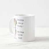 Manchmal wache ich mürrisches auf! kaffeetasse (Vorderseite Links)