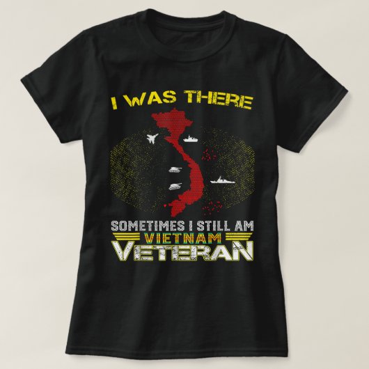 MANCHMAL WAR ICH NOCH AM VIETNAM VETERAN T-Shirt (Design vorne)