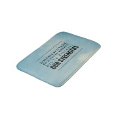 Manchmal werden wir geprüft badematte (Schrägansicht)