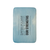 Manchmal werden wir geprüft badematte (Vorderseite Vertikal)