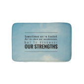 Manchmal werden wir geprüft badematte (Vorderseite)