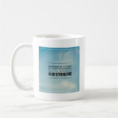 Manchmal werden wir geprüft kaffeetasse (Links)