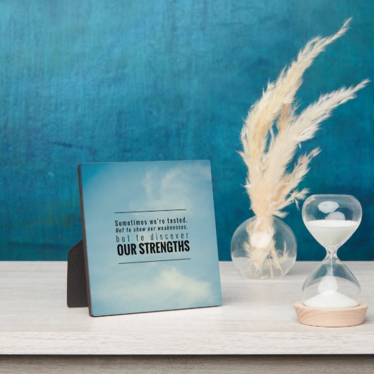 Manchmal werden wir getestet fotoplatte (InSitu)