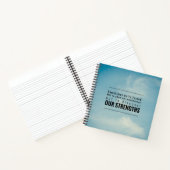 Manchmal werden wir getestet notizblock (Innenseite)