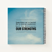 Manchmal werden wir getestet notizblock (Rückseite)