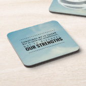 Manchmal werden wir getestet untersetzer (Linke Seite)