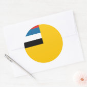 Manchukuo Runder Aufkleber (Umschlag)