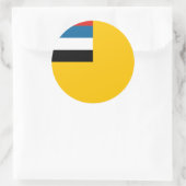Manchukuo Runder Aufkleber (Tasche)