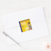 Manchuria Air Quadratischer Aufkleber (Umschlag)