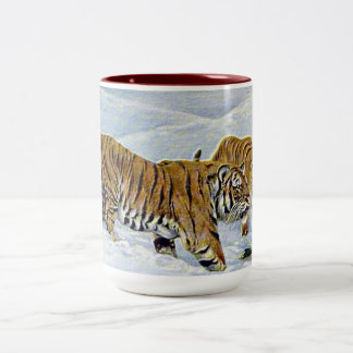 "Manchuria Tigers" Zweifarbige Tasse