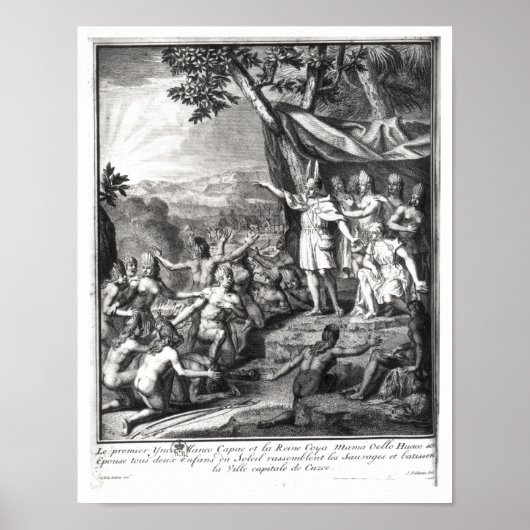 Manco Capac und seine Ehefrau Poster (Vorne)