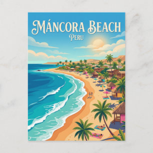 Máncora, Piura Peru Postkarte