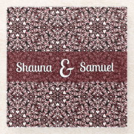 Mandal Hearts Glasuntersetzer