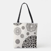 Mandal-Kunst-Handtasche Tasche (Rückseite)