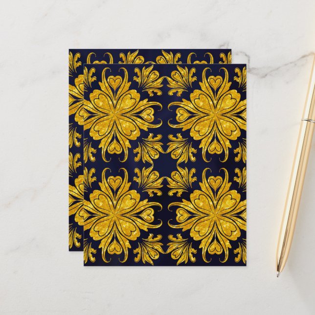 Mandala (Vorderseite/Rückseite Beispiel)