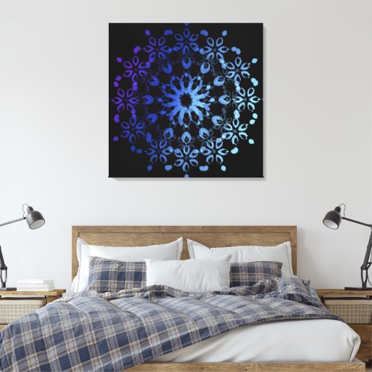 mandala03 leinwanddruck (Insitu (Schlafzimmer))