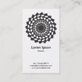 Mandala 011 visitenkarte (Rückseite)