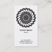 Mandala 012 visitenkarte (Rückseite)