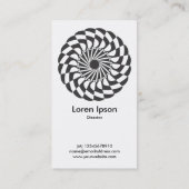 Mandala 05 visitenkarte (Rückseite)