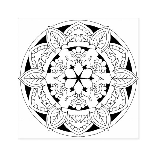 Mandala 06117_8 gummistempel (Prägung)