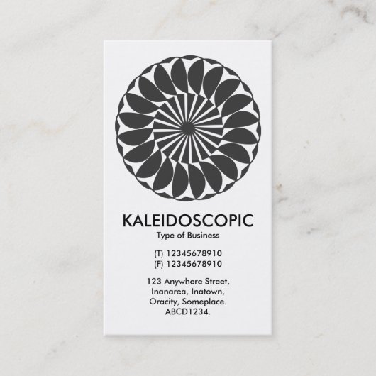 Mandala 06 visitenkarte (Vorderseite)