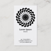 Mandala 07 visitenkarte (Rückseite)