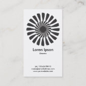 Mandala 08 visitenkarte (Rückseite)