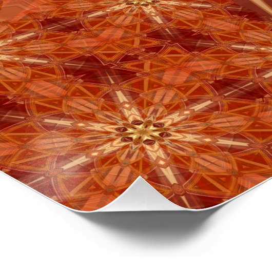 Mandala 10 Glossy Poster (Ecke)