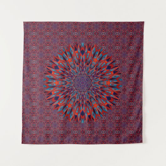 Mandala 11 Tapestry Wandteppich (Vorderseite (Horizontal))