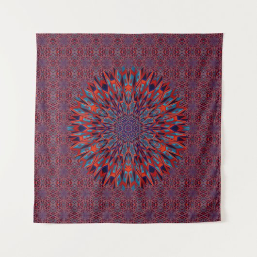 Mandala 11 Tapestry Wandteppich (Vorderseite)